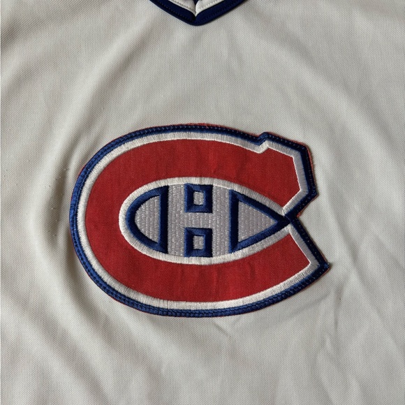 Vintage 80s NHL Montreal Canadiens Hockey Jersey Large - Picture 4 of 6